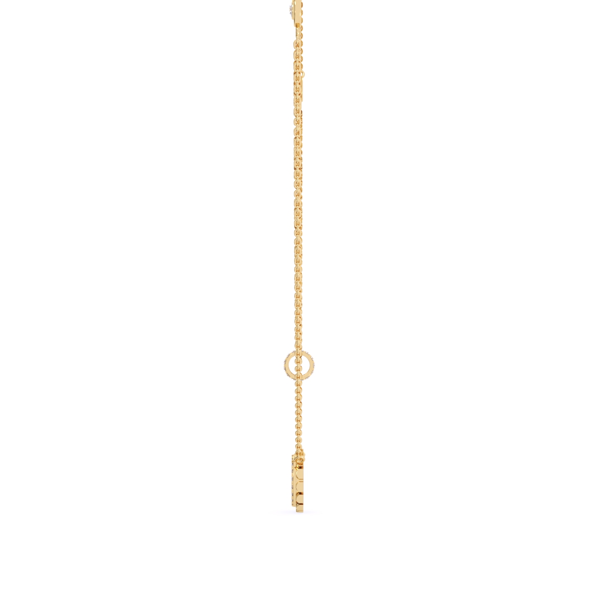 Unique Multi Layer and Bar Diamond Necklace